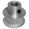 B&B Manufacturing 60-2P06-6FA3, Timing Pulley, Aluminum, Clear Anodized,  60-2P06-6FA3 - alternate 2